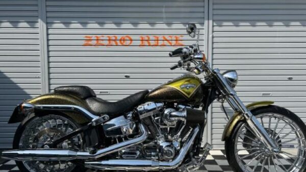 HARLEY−DAVIDSON CVO FXSBSE ブレイクアウト 21本スポーク クロームタービンホイール ゴールド