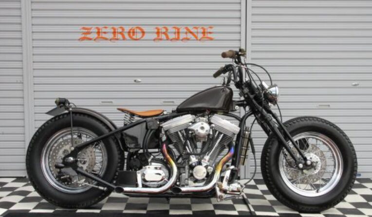 プロト ロードホッパーＴｙｐｅ５・１３３０ｃｃエボ　マフラー・ハンドル・メッキパーツ 