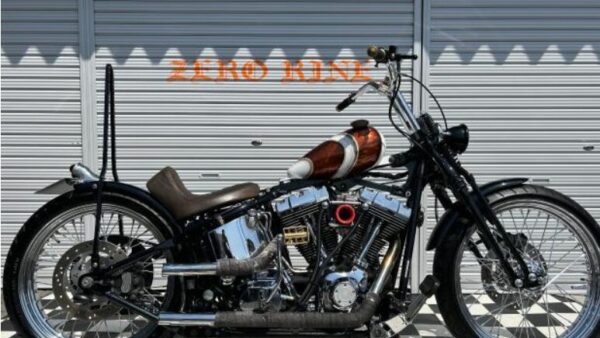 HARLEY−DAVIDSON FLSTC ヘリテイジソフテイルクラシック CRキャブ キック付き ショットガンマフラー CCバ...