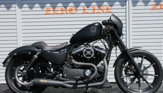 ＨＡＲＬＥＹ－ＤＡＶＩＤＳＯＮ ＸＬ８８３Ｎ　アイアン　レッドサンダーマフラー　エアクリーナー　タンクアップ　メーター移設　ハンドル回り　ビキニカウル　カスタム